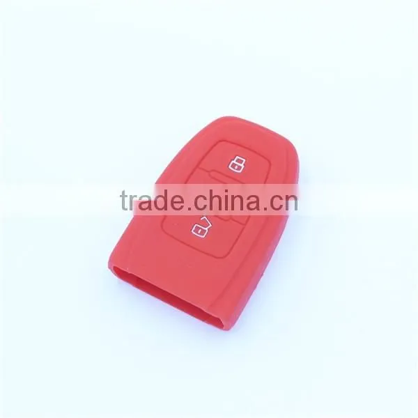 for audi A4L.A5.A8.Q5.S5 Soft silicone materail silicone car key shells