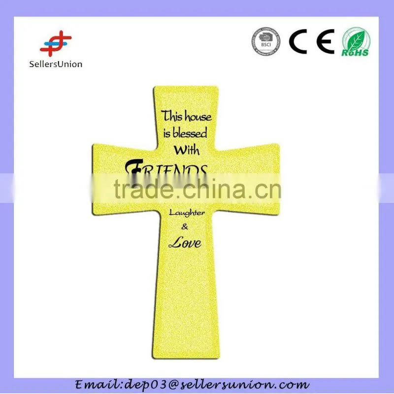 ceramic cross plaque for wall decoration