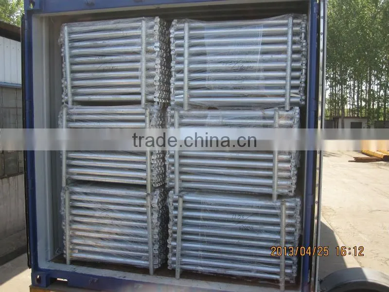 High Quality Q345 Metal Standard Galvanized Ringlock Diagonal Brace