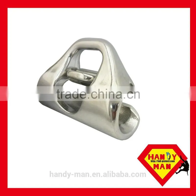Industrial Horizontal Ceiling Wall Lifeline System Stainless Steel Cable Bracket