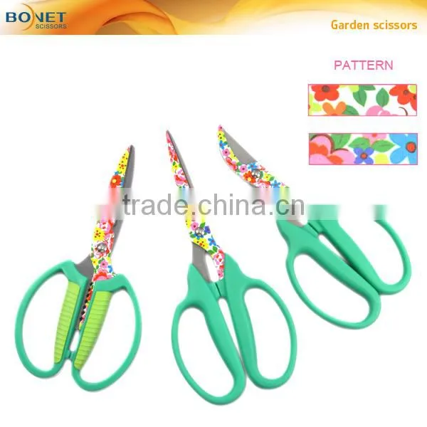 SGA0014/5/6 3 different kinds garden flowers scissors