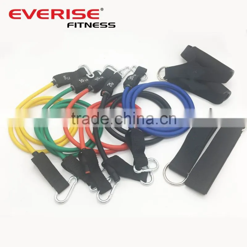 Fitness resistance band set