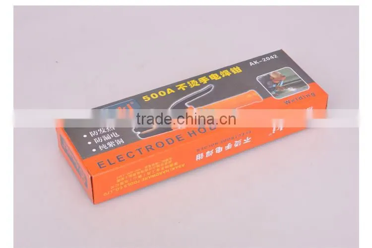AK-2042 New design 500A Good Heat Resistance Electrode Holder in arc welding