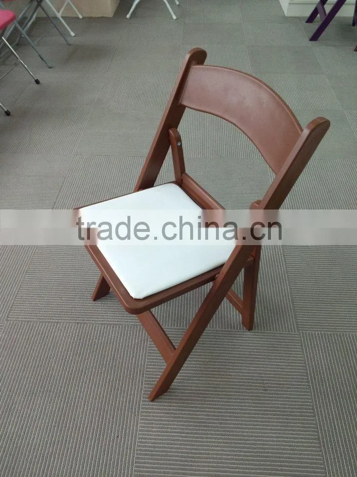wholesale white resin folding chair for party rental