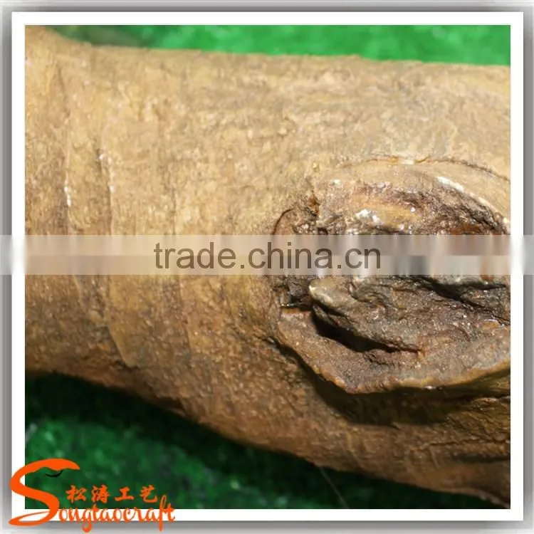 Customized large outdoor artificial trees artificial baobab tree fiberglass artificial tree