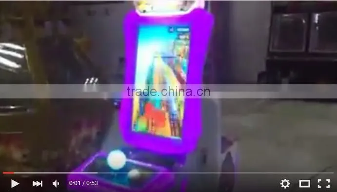 2016new coin operated New Coin operated parkour game machine kids arcade machine subway parkour subway New Coin operated