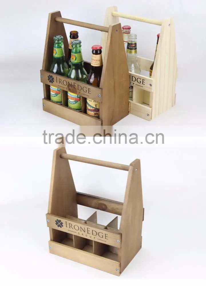 4 bottles 6 bottles wooden wine crate