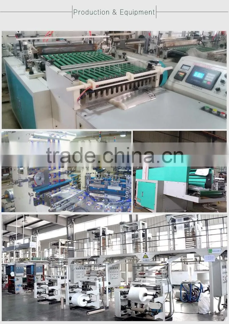 Factory Wholesale Die Cut Handle LDPE HDPE PE Shopping Plastic Bag