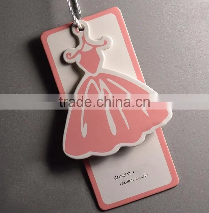 high quality gold logo jeans hang tag