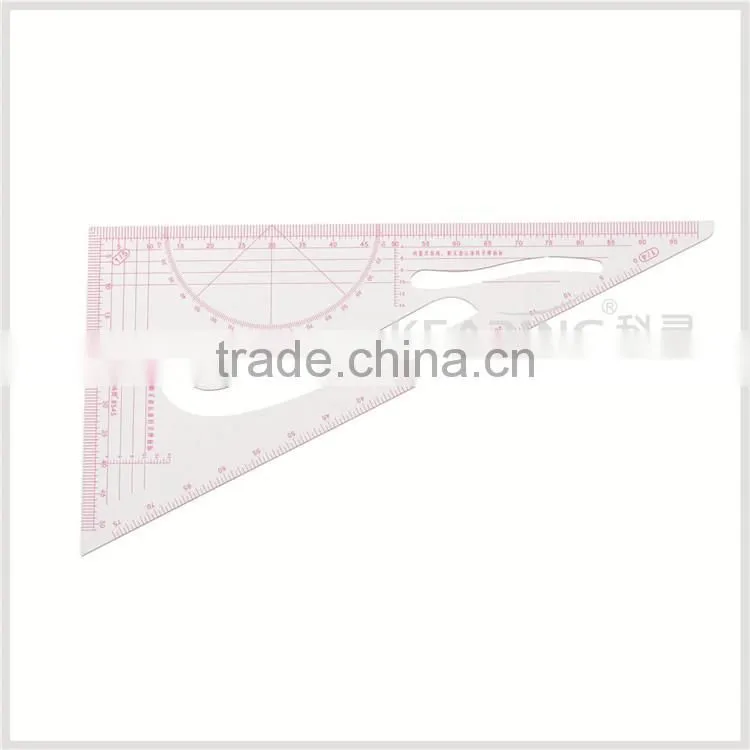 Kearing sanwich line triangular scale rulers 1:4 & 1:5 scale for fashion design, high quality ruler for sewing market #8545