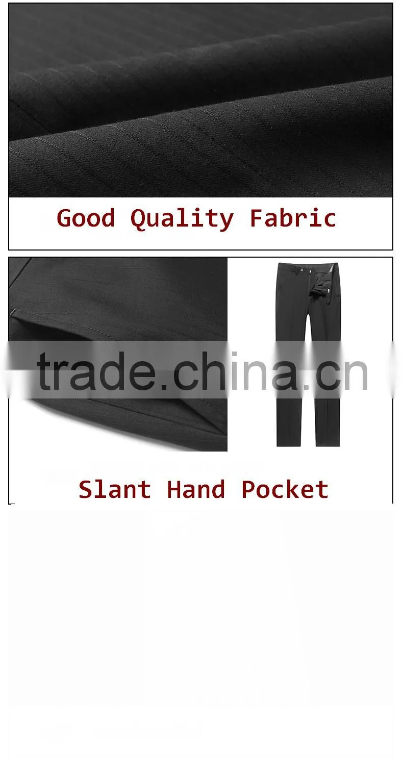 Casual Mens Formal Smooth Business Black 2-Button Suits