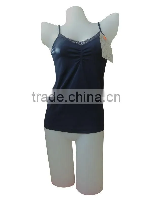 nice quality new style seamless woman underwear sexy lingerie ladies V-neck camisole w/lace