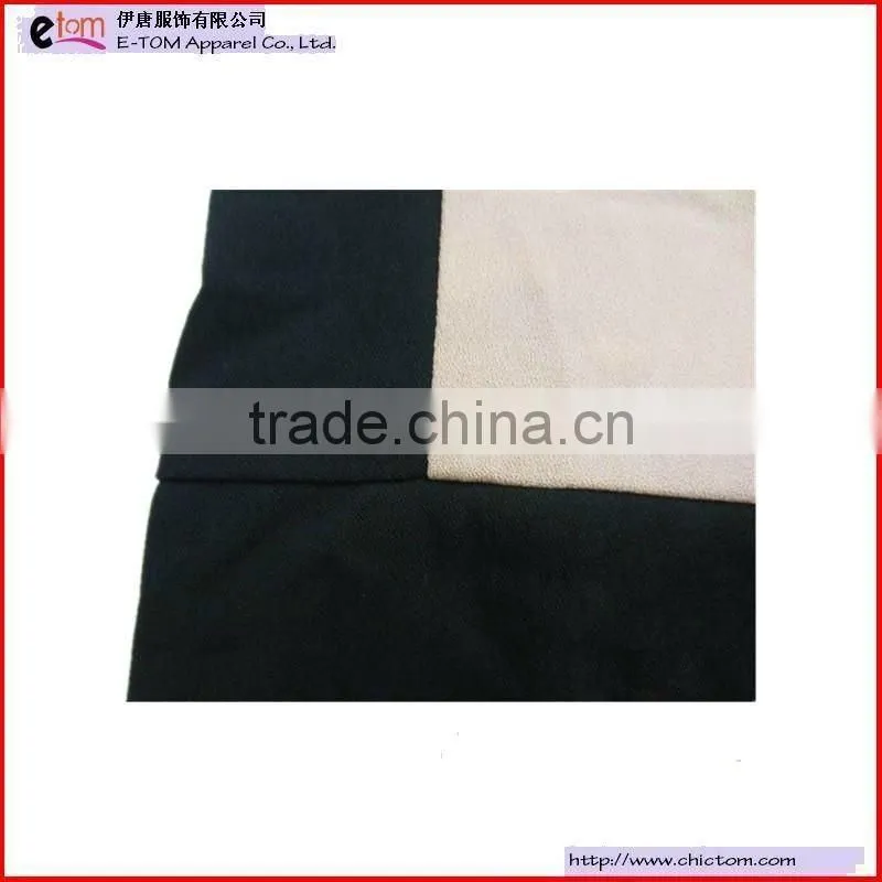 2013 New Arrival Short Sleeves Block Shift Dress ESD8263