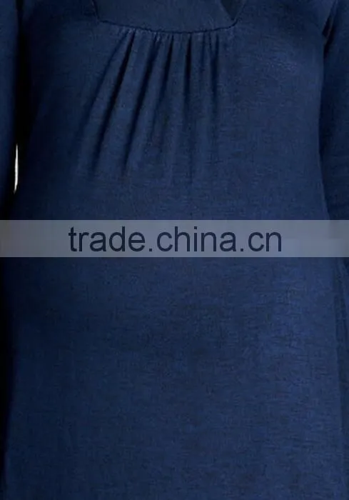 China wholesale maternity clothes tunic long sleeve woman maternity tops