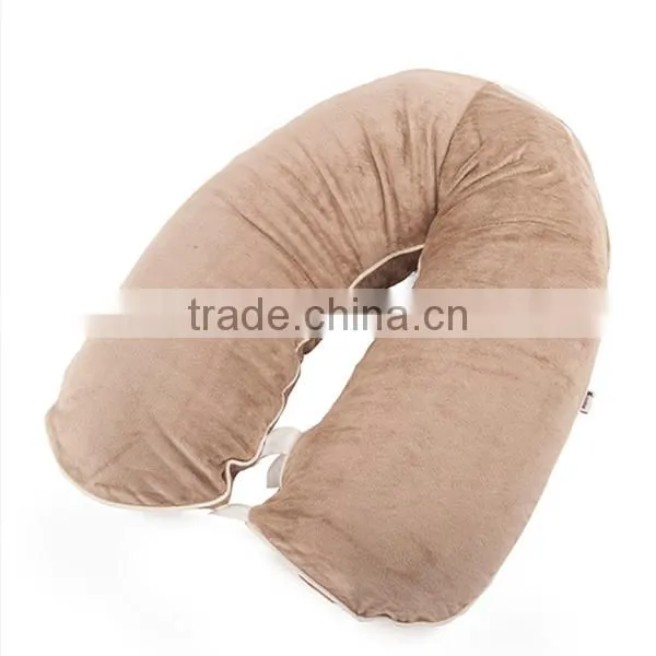 hot sale 100% cotton baby nursing pillow pregnancy pillow