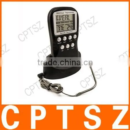 The new remote wireless BBQ grill meat taste select electronic thermometer alarm kitchen food thermometer