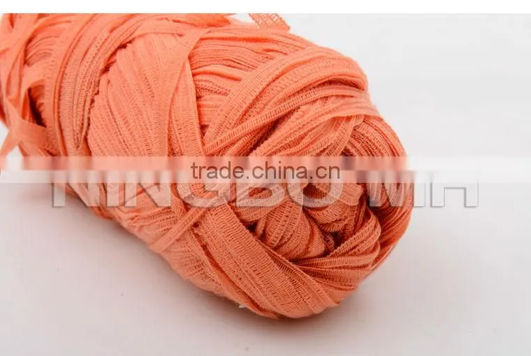 Fishnet fancy yarn for knitting scarf