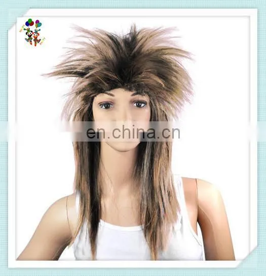 80s Ladies Glam Punk Rocker Chick Tina Turner Party Wigs HPC-0017