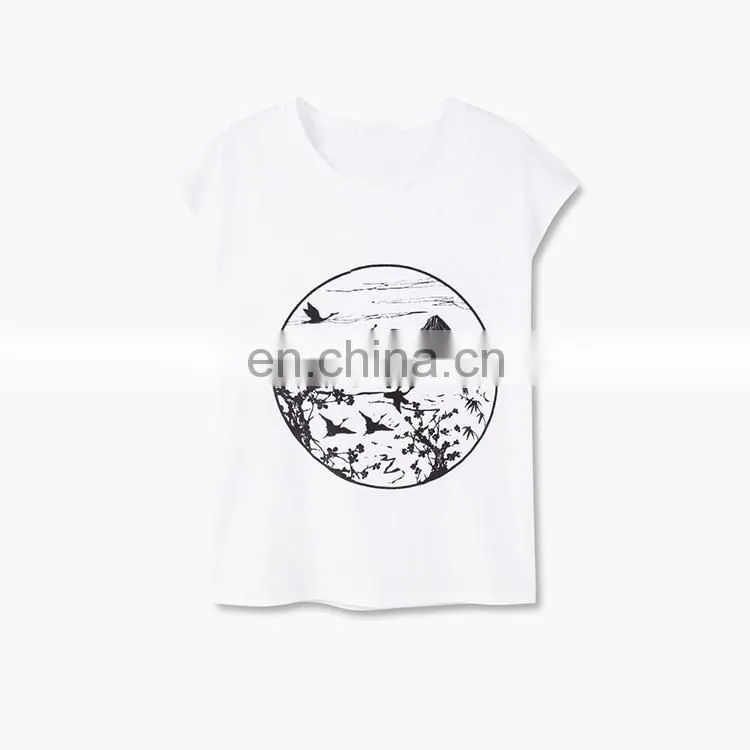 Latest fashion clothes designing wholesale new pattern white t shirts