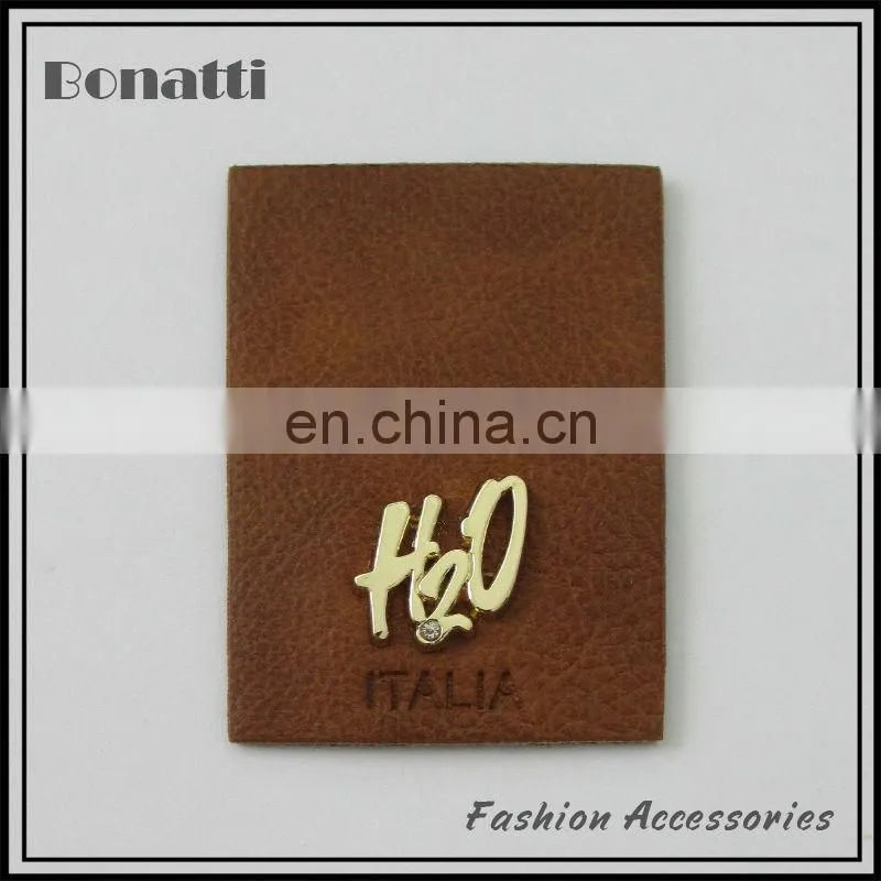 2013 latest design clothing leather labels