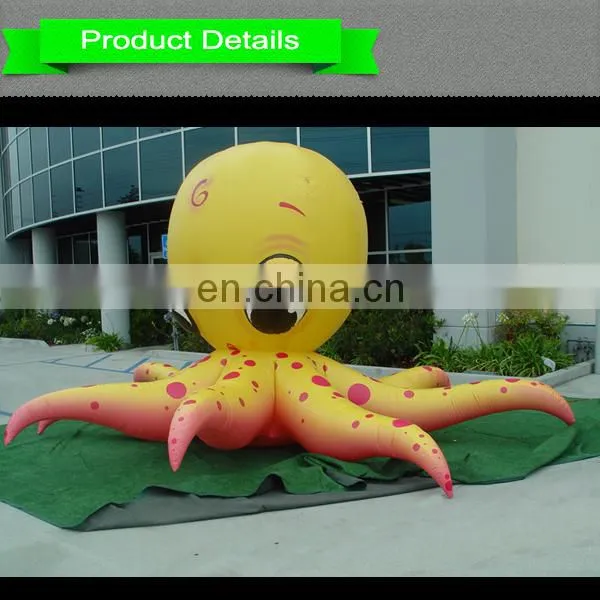 Hot Inflatable octopus sea animal water toys , inflatable animal model for sale