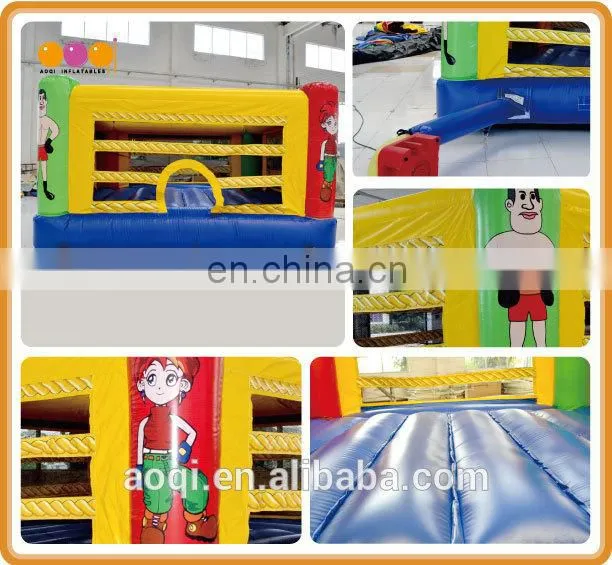 AOQI popular design outdoor inflatable interactive boxing games for adults