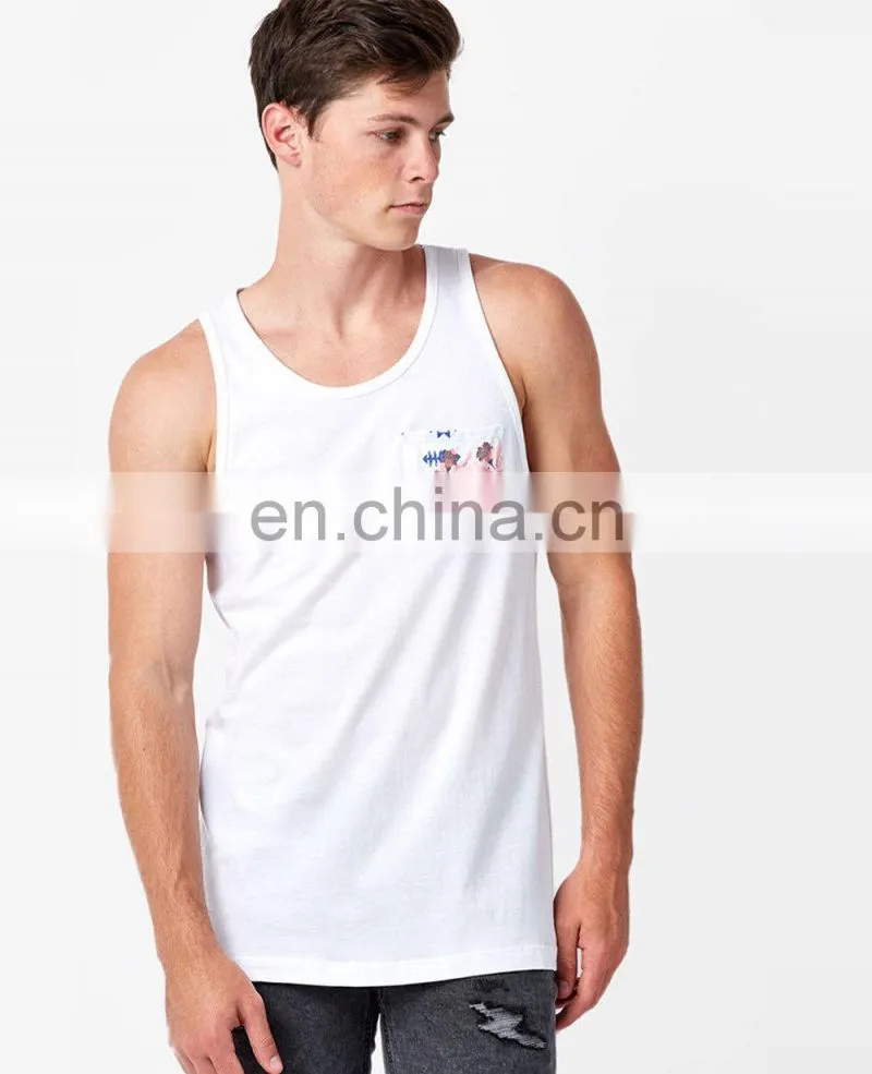 Gym Clothing Mens Tank Top Stringer Fashion 2016 Cotton Slim Fit Men Tank