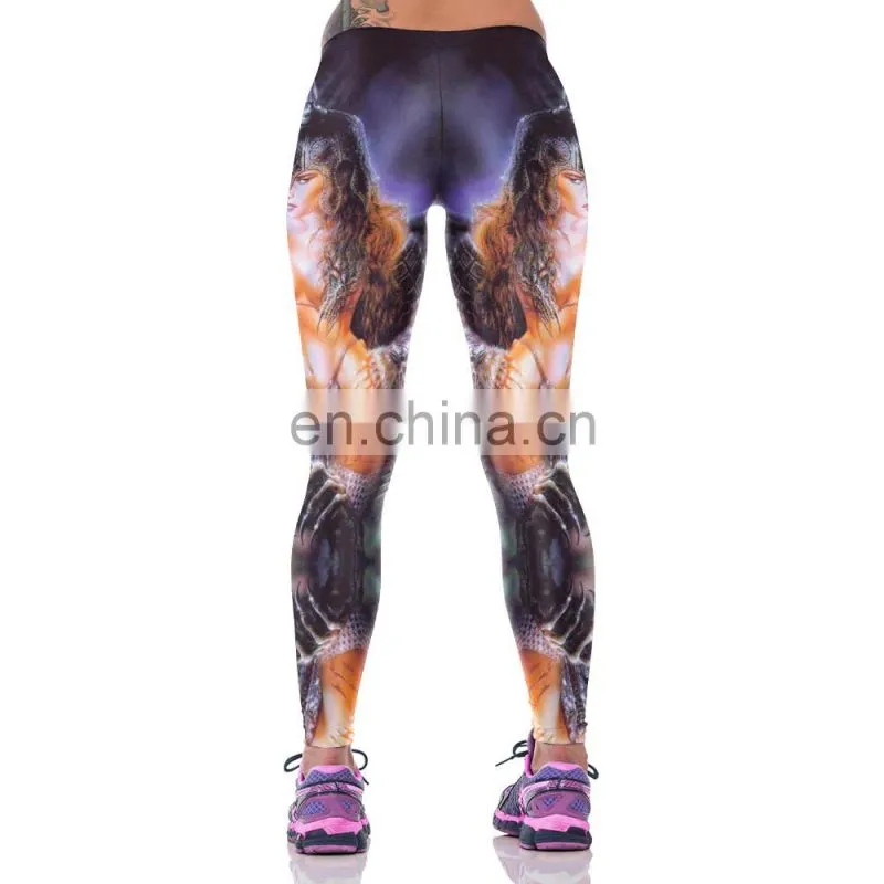 Whoesale Printed Yoga Fitness Pants Capri Sexy Leggings For Women