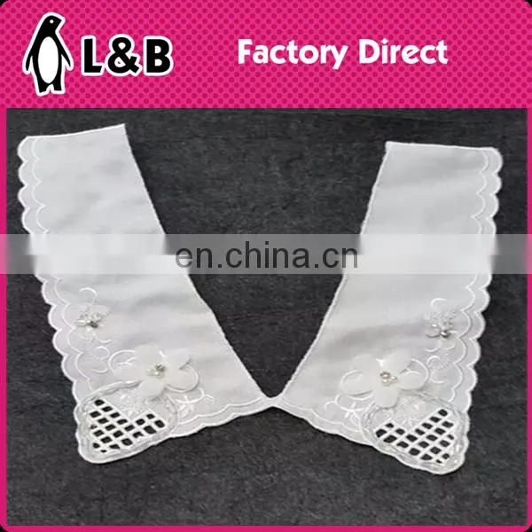New Design Shirt Neckline With Rhinestone /Bead Detachable Collar Garment Ornament