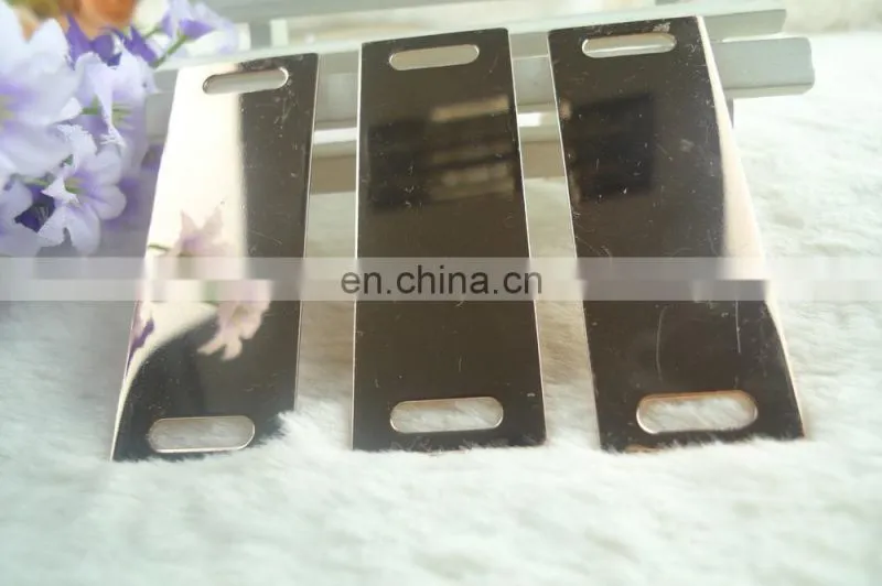 2015 wholesale lower price metal bar trim for ladies dress