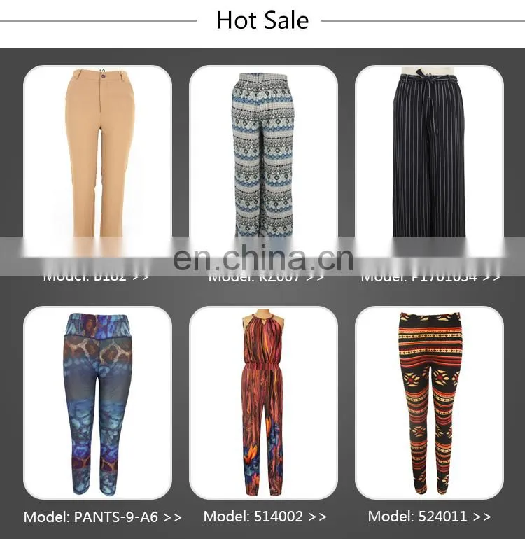 Lady Latest design Printed jumpsuit designer fashion Pant