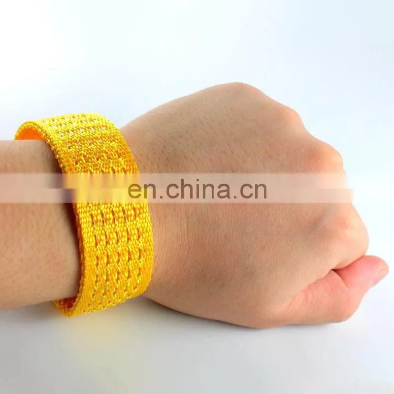 Hot sale flashing led wristbands led nylon wristband led light up wristband