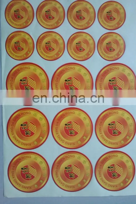 Hot Selling Promotional printed sticker paper