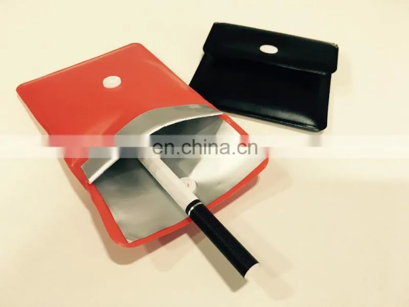8*8cm pvc material pocket ashtray