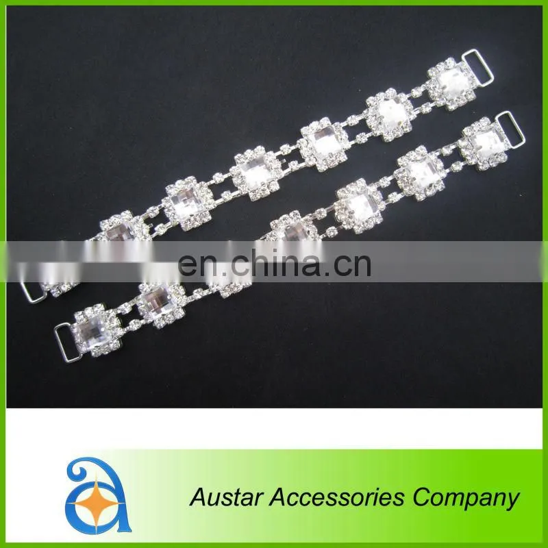 Fashion silver bra bikini connectors for ladies swimwear accessory
