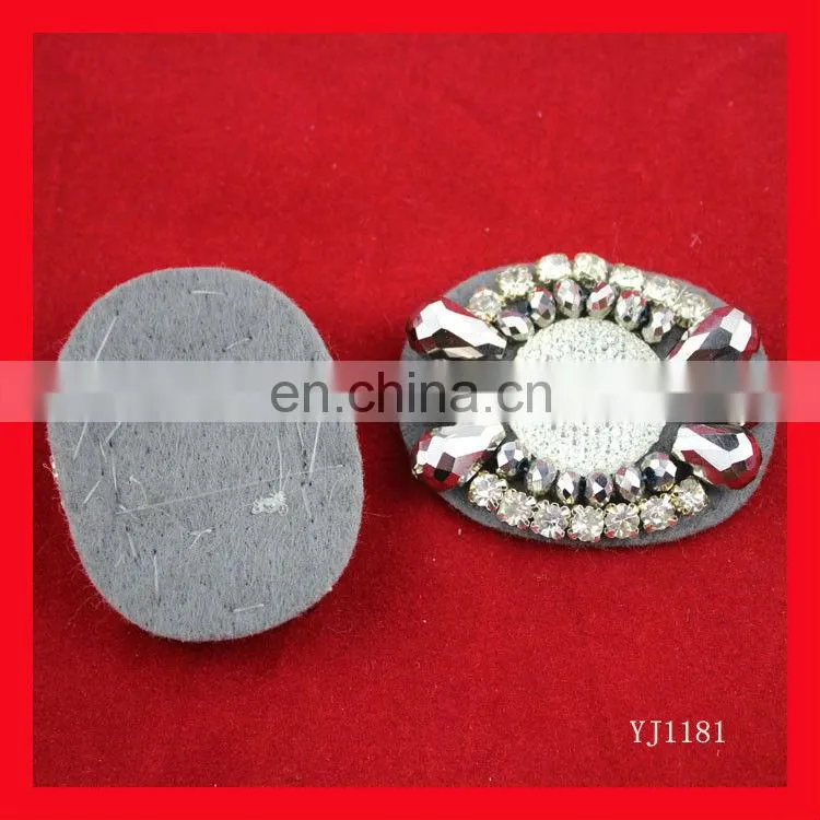 rhinestone and acrylic stone shoe accessories