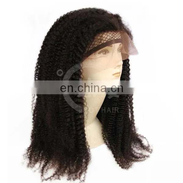 High quality most popular silk top aaaaa human hair full lace wig black women