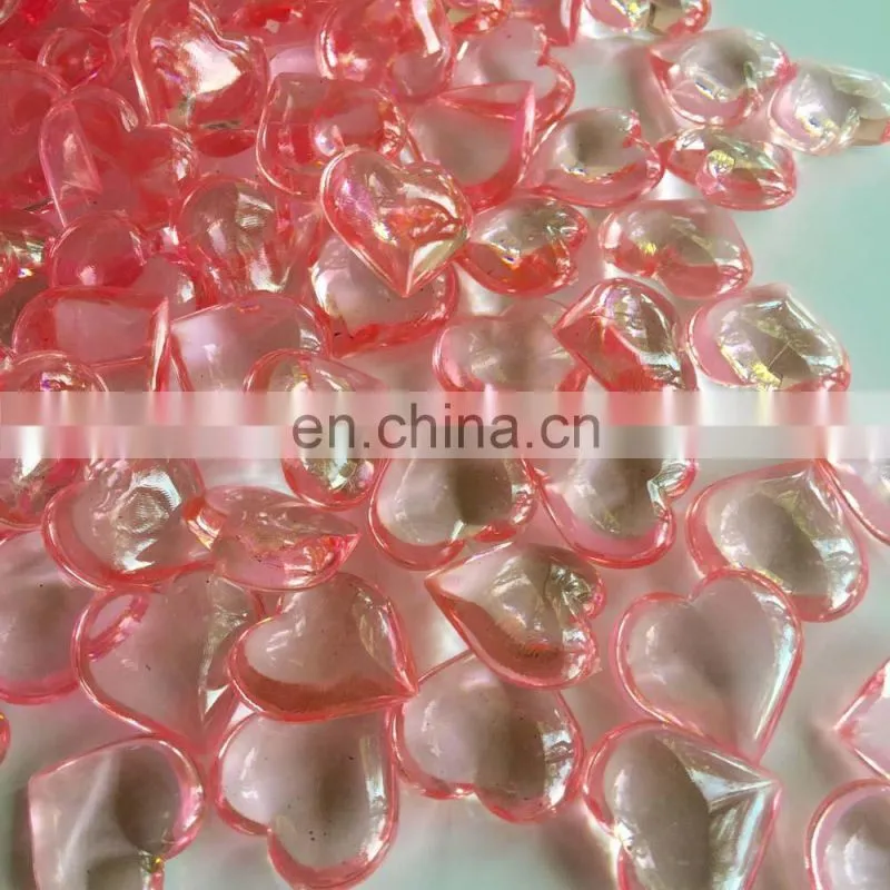 Acrylic Hearts Vase Gems or Table Scatters
