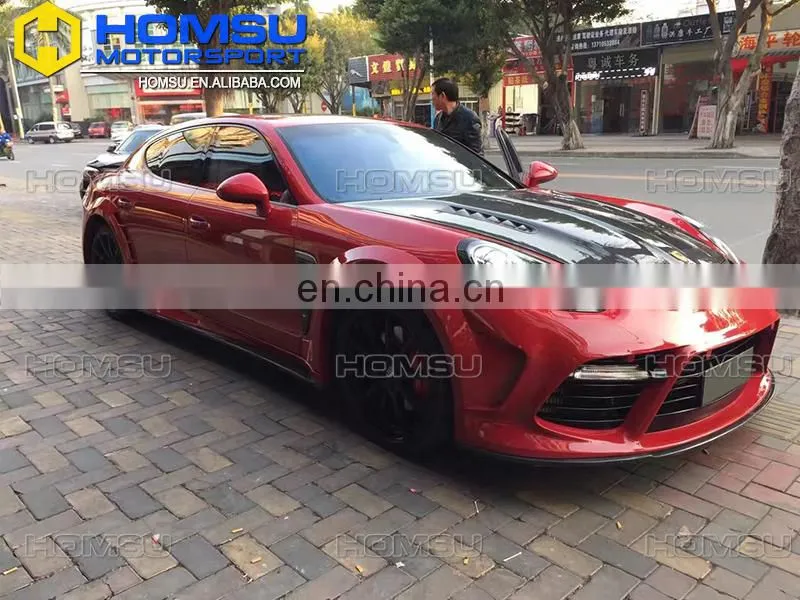M design style carbon fiber full set bumper body kit for porsch panamera 971 2014 UP