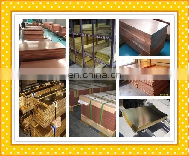 High Quality 2mm polished brass sheet