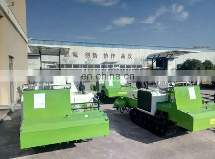 Agricultural Crawler Tractor Water Field Rotary Tiller Cultivator