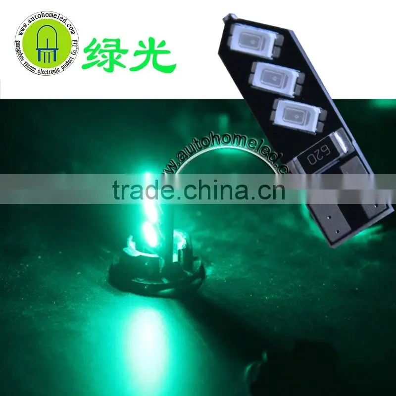 canbus T10 168 W5W 194 6SMD 5730 for Car interior led white blue red yellow green pink
