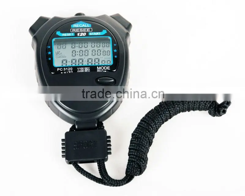 Hot!Handheld Digital Sports Stopwatch Timer Alarm Clock
