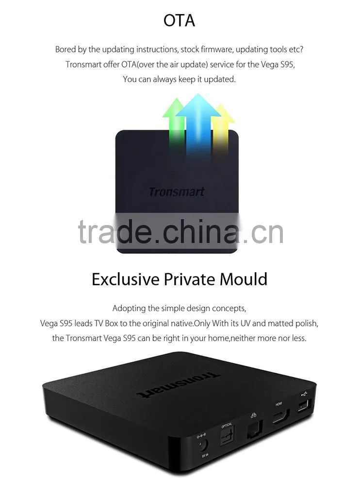 Original Tronsmart Vega S95 Telos S905 1+8G Quad Core Bluetooth 4.0 TV BOX