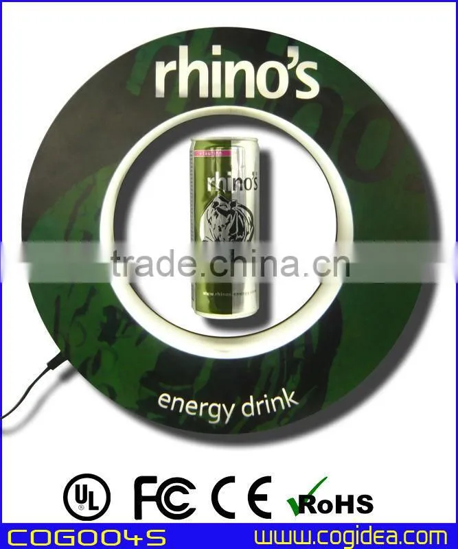 automatic turning and floating display for drinks from COGIDEA