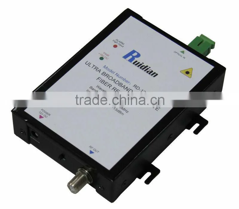 L band satellite optical fiber receiver build in filter/receiver satellite