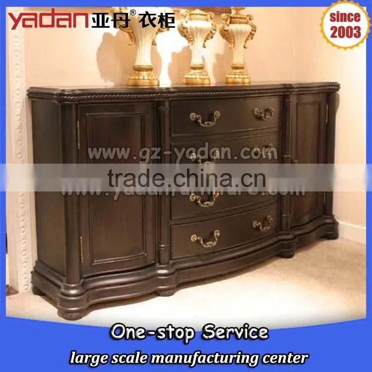High end retro console table, wall table using, corner console table wooden carving design