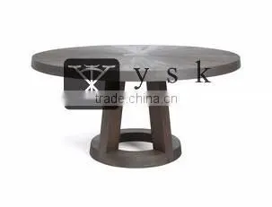 DT-035 Stylish Round Table Wooden Furniture Designs