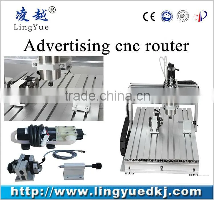 LINGYUE desktop wood cnc router mini cnc engraving machine with price