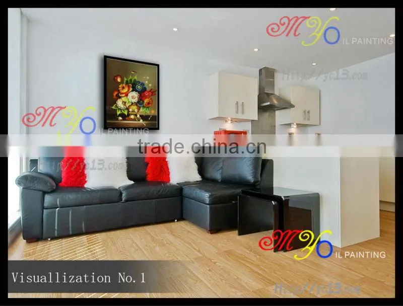 high quality classical flower painting for living room